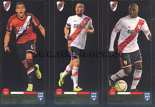 Panini FIFA 365 Sticker - Nr. 113 - 114 - 115