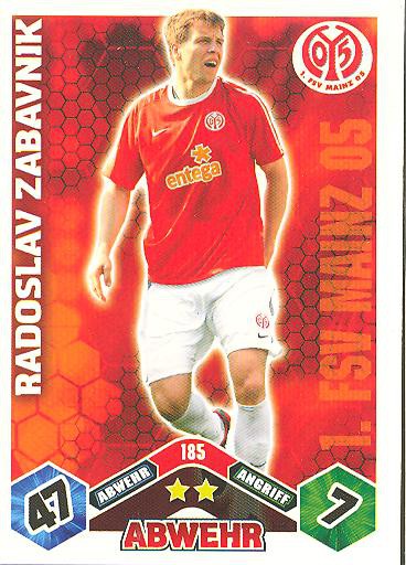 Match Attax 10/11 - RADOSLAV ZABAVNIK - 185