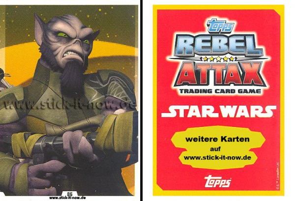 Rebel Attax - Serie 1 (2015) - STRIKE-FORCE - REBELLION 1 - Nr. 86