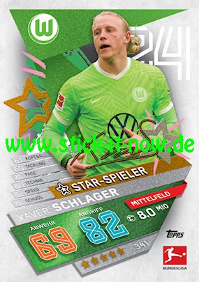 Topps Match Attax Bundesliga 2021/22 - Nr. 341 ( Star-Spieler )