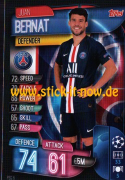 Match Attax Champions League 2019/20 - Nr. PSG 6