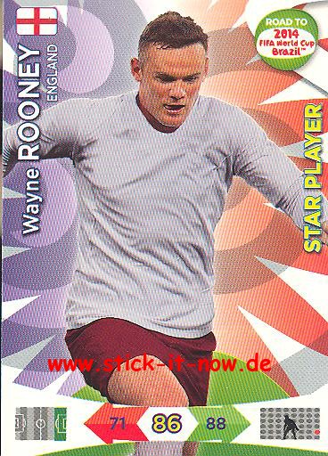 Panini Adrenalyn XL Road to WM 2014 - Wayne ROONEY