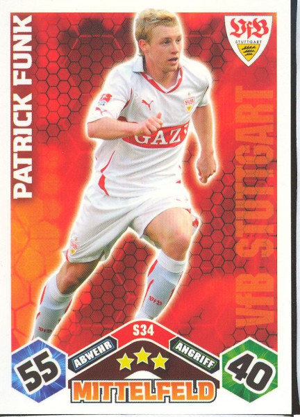 Patrick Funk - Match Attax 10/11 Spezial