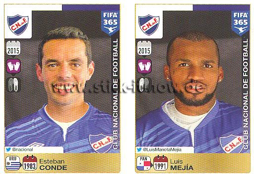 Panini FIFA 365 Sticker - Nr. 792 - 793