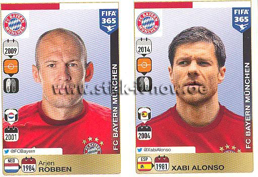 Panini FIFA 365 Sticker - Nr. 485 - 486