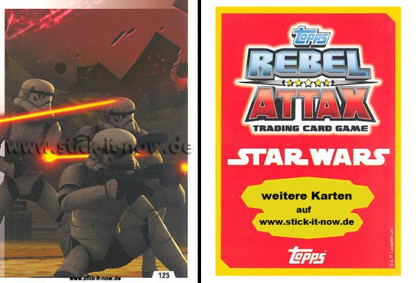 Rebel Attax - Serie 1 (2015) - STRIKE-FORCE - DAS IMPERIUM 2 - Nr. 125