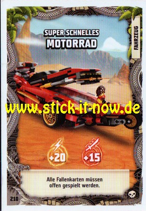 Lego Ninjago Trading Cards - SERIE 6 (2021) - Nr. 210