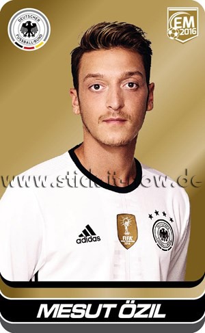 DFB Team Cards EM 2016 - Mesut Özil (GOLD)