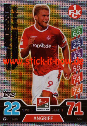 Topps Match Attax Bundesliga 17/18 EXTRA - Nr. 602 (Hattrick-Held)