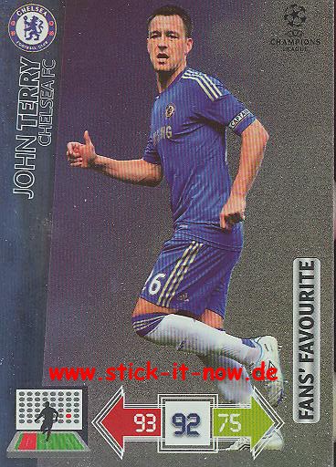 Panini Adrenalyn XL CL 12/13 - FC Chelsea - John Terry - FANS FAVOURITES