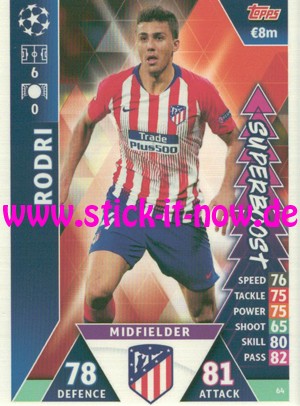 Match Attax CL 18/19 "Road to Madrid" - Nr. 64