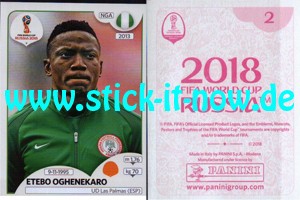 Panini WM 2018 Russland "Sticker" INT/Edition - Nr. 331