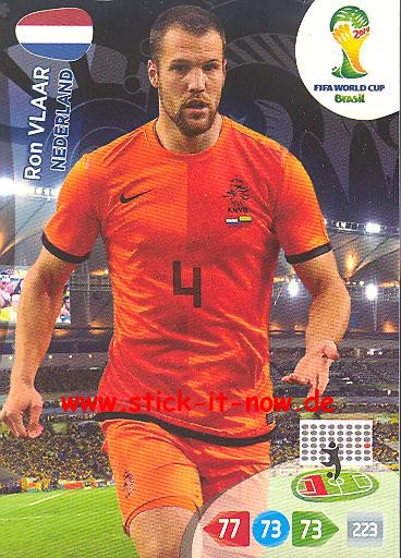 Panini Adrenalyn XL Brasil WM 2014 - Ron VLAAR