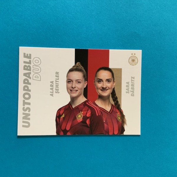 DFB Frauen Team-Set 2025 - Nr. DUO-07 ( Sehitler / Däbritz )