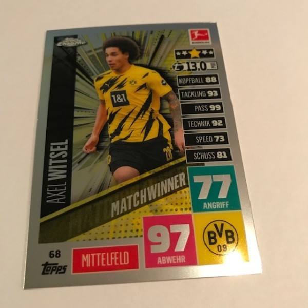 Match Attax BL Chrome 20/21 - Nr. 68 - WITSEL