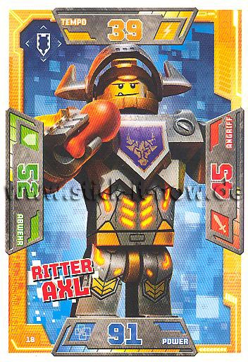 Lego Nexo Knights Trading Cards (2016) - Nr. 18