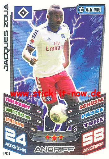 Match Attax 13/14 - Hamburger SV - Jacques Zoua - Nr. 142