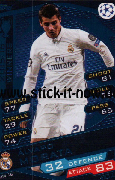 Match Attax Champions League 16/17 - Nr. RM 16