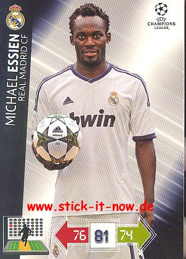 Panini Adrenalyn XL CL 12/13 - Real Madrid - Michael Essien