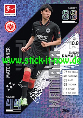 Topps Match Attax Bundesliga 2021/22 - Nr. 142 ( Matchwinner )