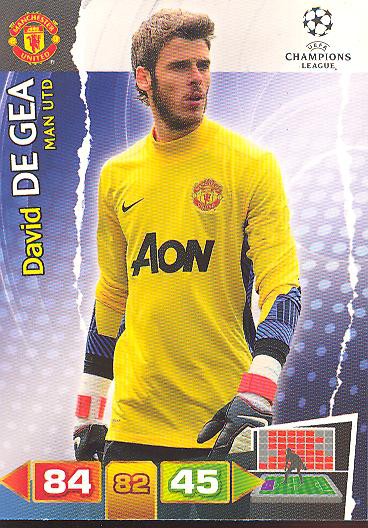 David de Gea - Panini Adrenalyn XL CL 11/12 - Manchester United