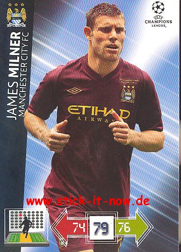 Panini Adrenalyn XL CL 12/13 - Manchester City - James Milner