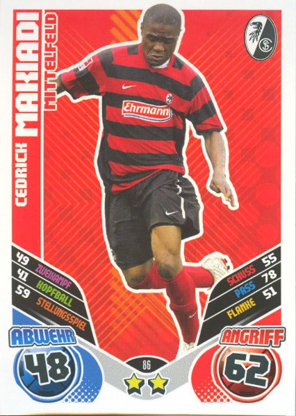 Cedrick Makiadi - Match Attax 11/12