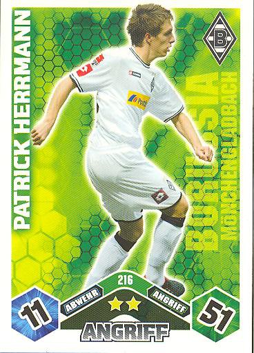 Match Attax 10/11 - PATRICK HERRMANN - 216