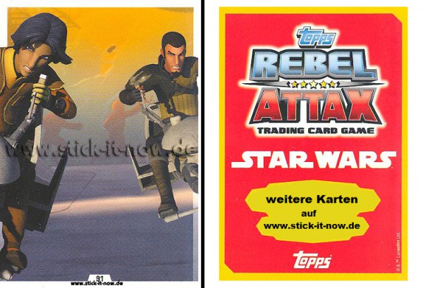 Rebel Attax - Serie 1 (2015) - STRIKE-FORCE - REBELLION 1 - Nr. 91
