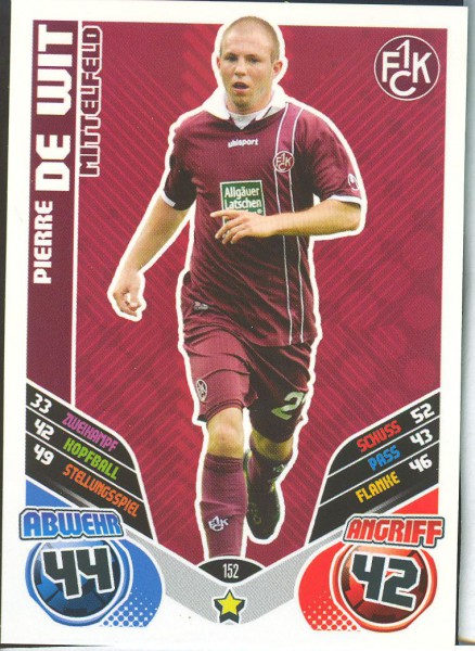 Pierre de Wit - Match Attax 11/12