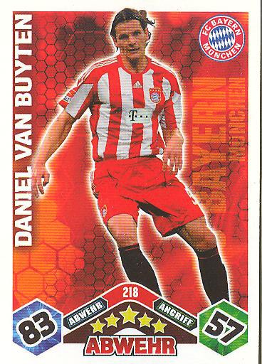 Match Attax 10/11 - DANIEL VAN BUYTEN - 218