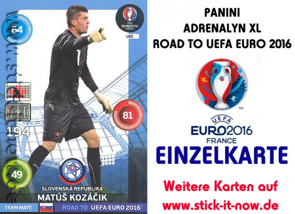 Adrenalyn XL - Road to UEFA Euro 2016 France - Nr. 190