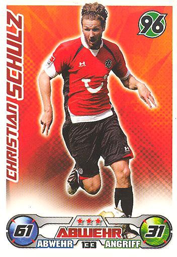 Match Attax 09/10 - CHRISTIAN SCHULZ - Hannover 96 - Nr. 133