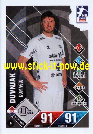 LIQUI MOLY Handball Bundesliga "Karte" 20/21 - Nr. 6