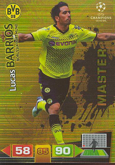 Lucas Barrios - Panini Adrenalyn XL CL 11/12 - Master - Bor. Dortmund