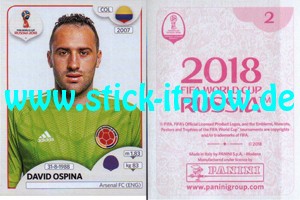 Panini WM 2018 Russland "Sticker" INT/Edition - Nr. 622
