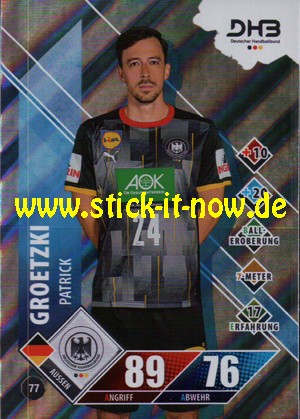 LIQUI MOLY Handball Bundesliga "Karte" 20/21 - Nr. 77 (Glitzer)