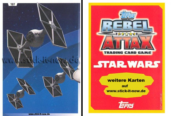Rebel Attax - Serie 1 (2015) - STRIKE-FORCE - DAS IMPERIUM 1 - Nr. 107