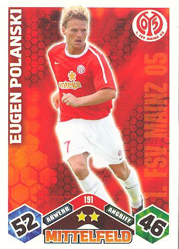 Match Attax 10/11 - EUGEN POLANSKI - 191