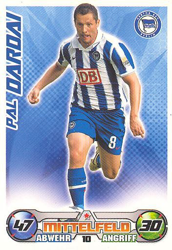 Match Attax 09/10 - PAL DARDAI - Hertha BSC Berlin - Nr. 10