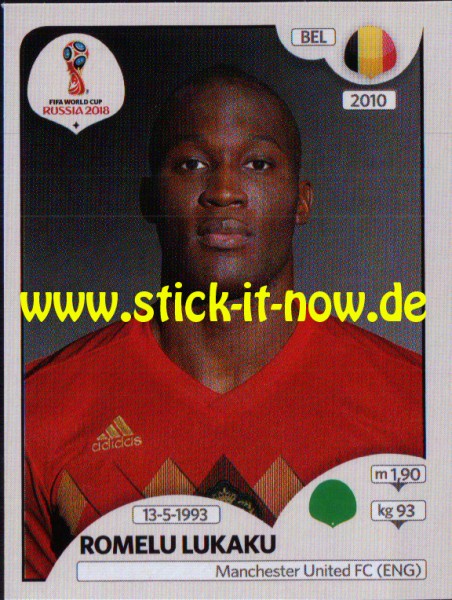 Panini WM 2018 "Sticker" - Romelu Lukaku - Belgien