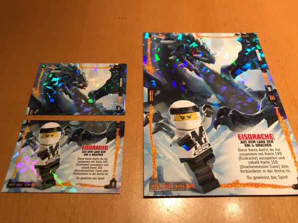 Lego Ninjago Trading Cards - SERIE 4 (2019) - Nr. 148 / 149 ( XXL-Karte )