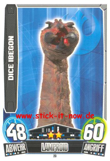 Force Attax Movie Collection - Serie 3 - DICE IBEGON - Nr. 23