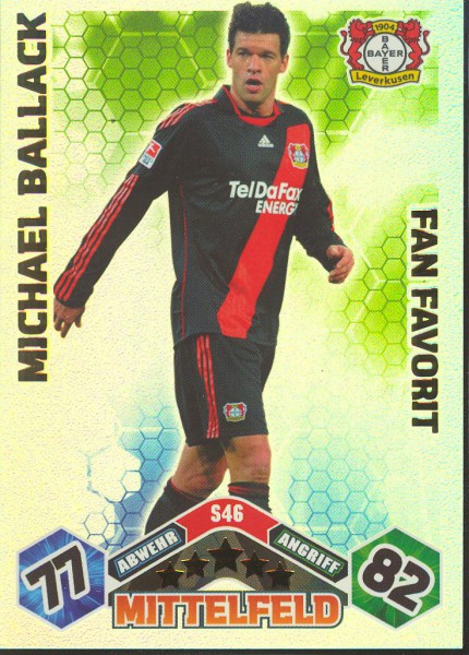 Michael Ballack - Match Attax 10/11 Spezial - Fan Favorit