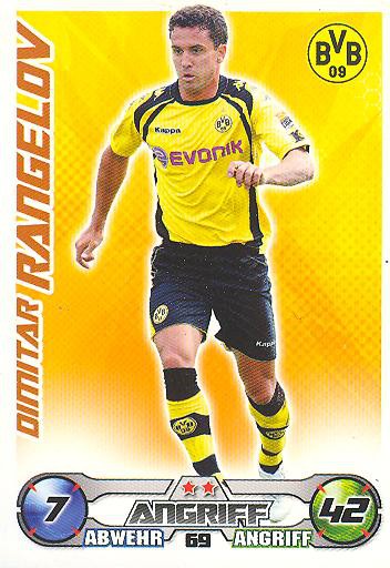 Match Attax 09/10 - DIMITAR RANGELOV - Bor. Dortmund - Nr. 69