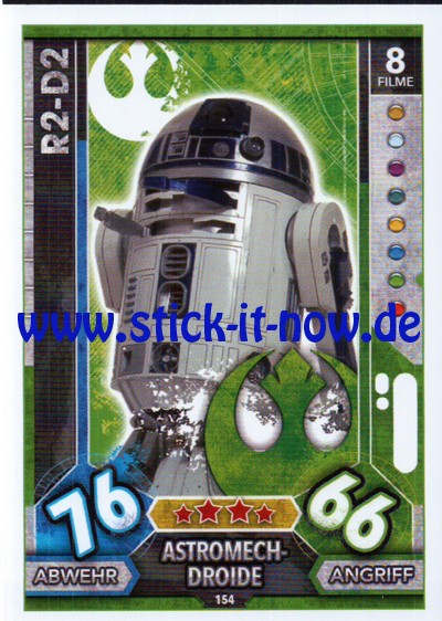 Topps Star Wars FORCE ATTAX UNIVERSE (2017) - Nr. 154