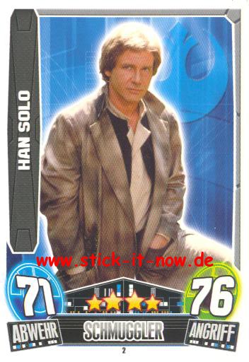 Force Attax Movie Collection - Serie 3 - HAN SOLO - Nr. 2