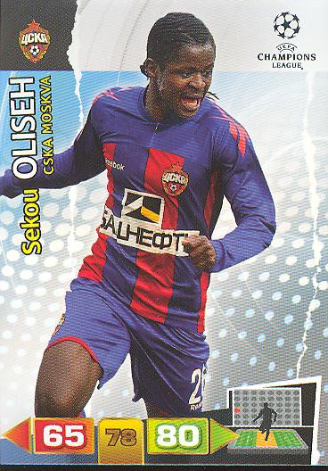 Sekou Oliseh - Panini Adrenalyn XL CL 11/12 - CSKA Moskau