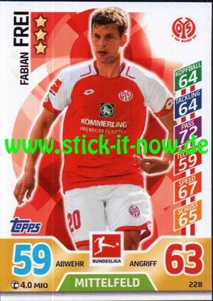 Topps Match Attax Bundesliga 17/18 - Nr. 228
