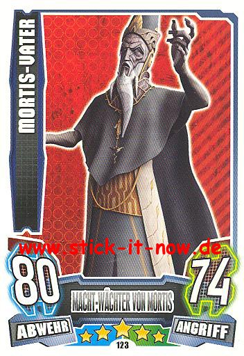 Force Attax - Star Wars - Clone Wars - Serie 4 - MORTIS-VATER - Nr. 123